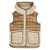 Fay MIX ORSETTO + HOOK QUILTED VEST Beige