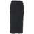 Jucca Midi skirt made of knit textile Black
