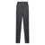 ROHE Grey High-Waisted Pants With Pences And Belt Loops In Wool Blend Woman GREY