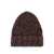 LANEUS Laneus Knitted Hat Unisex Accessories BROWN
