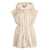 Liu Jo Liu Jo Faux Fur Vest With Hood Beige