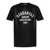 DSQUARED2 Black Crewneck T-Shirt With Logo Printed On The Front In Cotton Man Black
