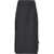 Maison Margiela Wool Midi Skirt CARBON MELANGE/BLACK