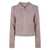 Blumarine Blumarine Tweed Zip-Up Cardigan PINK