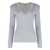 Elisabetta Franchi Elisabetta Franchi Long Sleeve Top In Viscose BLUE