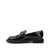 HALMANERA Glossy leather loafers Black