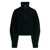 LEMAIRE Half zipper sweater Black