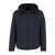 Emporio Armani Blue Down Jacket With Hood And Front Zip Closure In Tech Fabric Man BLUE