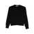 TABARONI CASHMERE Tabaroni Cashmere Black Wool And Cashmere Blend V-Neck Sweater Black