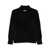 TABARONI CASHMERE Tabaroni Cashmere Black Wool And Cashmere Blend Turtleneck Sweater Black