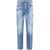DSQUARED2 Straight Leg Stonewashed 642 Jeans 20Cm Blue
