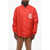 Céline Nylon Windbreaker Jacket With Printed Logo Red