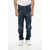 DSQUARED2 Whiskering Effect Stretch Denim 642 Jeans 20Cm Blue