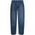 Isabel Marant Straight Leg Jorama Jeans With Visible Stitching 24Cm Blue