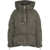 KhrisJoy Puffer jacket with hood Olive