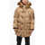 DSQUARED2 Hooded Utility Down Jacket Brown