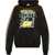 Diesel Red Tag Hooded Roxt Sweatshirt With Flocked Print Brown
