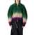 Sacai Sacai Multicolor Knitted Wool Bomber Cardigan GREEN MULTI