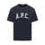 A.P.C. A.P.C. A.P.C. Blue T-Shirt With Printed Logo BLUE