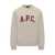 A.P.C. A.P.C. A.P.C. Beige Sweatshirt With Bordeaux Logo Beige