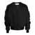 RANDOM IDENTITIES Random Identities Bomber With Ruffled Sleeve Clothing Black