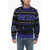 Diesel Crew Neck Ug-Out Wool And Lurex Blend Pullover Multicolor