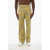 Burberry Virgin Wool Pants With Iconic Motif Yellow