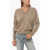 Brunello Cucinelli Cashemere V-Neck Sweater Beige
