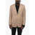 Dior Cashmere And Silk Center Vent Notch Lapel 2-Button Blazer Beige