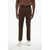Gucci Casual Pants With Elastic Waist And Contrasting Side Band Brown