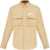 DSQUARED2 Button-Down Icon Shirt With Utility Pockets Beige