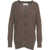 MVM Raccoon wool cardigan Brown