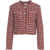 Liu Jo White Bouclé jacket Red