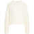 Liu Jo White Sweater with cable knit pattern White