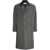 Maison Margiela Single-breasted coat in virgin wool blend SALT&PEPPER
