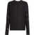 Thom / Krom Sweater with destroyed look Black