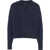 Kaos Sweater with polo collar Blue