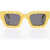 Off-White Wayfarer Mercer Sunglasses With Perforated Frame Yellow