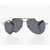 Off-White Aviator Dallas Sunglasses With Meteor Design Black