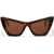 Off-White Tortoiseshell Edvard Butterfly Sunglasses Brown