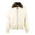 Paul&Shark Paul & Shark Knitted Zipper Cardigan With Shearling Effect Collar WHITE