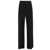 Max Mara Max Mara Flowing Viscose Jersey Trousers Black