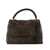 Orciani Orciani Sveva Scooby Peach Xl Suede Shoulder Bag With Shoulder Strap BROWN