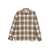 AMI Paris AMI Paris Wool Checked Overshirt Beige