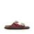 Birkenstock "Arizona Droplet Buckle" Sandals Bordeaux