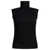 Max Mara Mock neck sleeveless Black