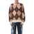 Emporio Armani Emporio Armani Recycled Wool Argyle Sweater F6001