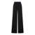 Max Mara Max Mara Straight-Leg Light Wool Trousers Black