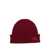 Paul Smith Paul Smith Red Ribbed Wool And Cashmere Beanie With Logo Red