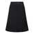 Balenciaga "Godet" Midi Skirt Black